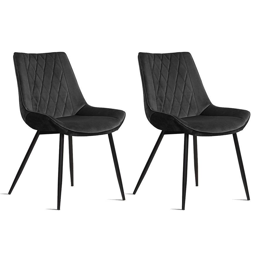 Židle Dubai Černá [BL19]/ Noha Černá - 2 ks Baumax