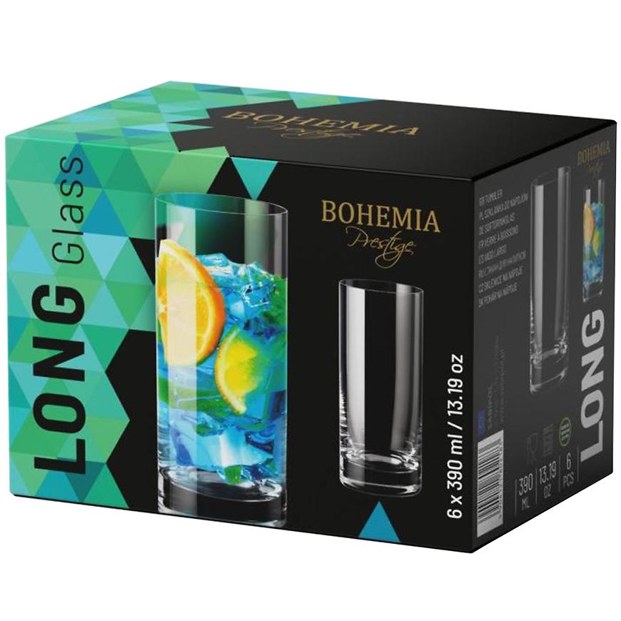 Bohemia prestige sklenička long 390ml 6 ks 802183