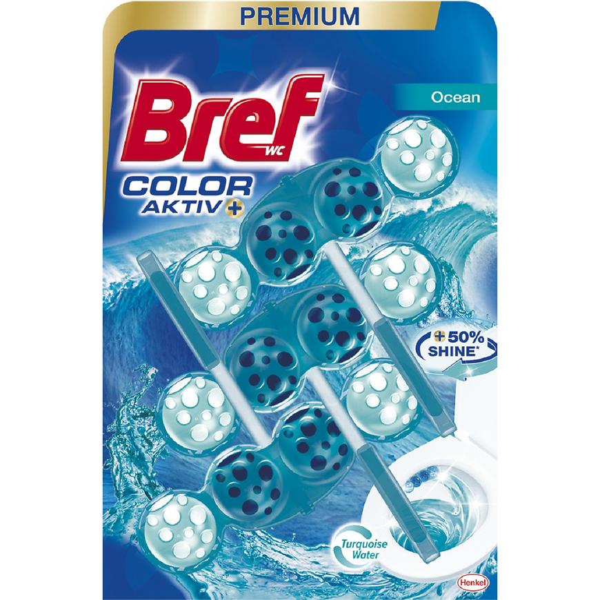 Bref kuličky WC 3x50G Blue Aktiv Color Ocean 720159 Baumax