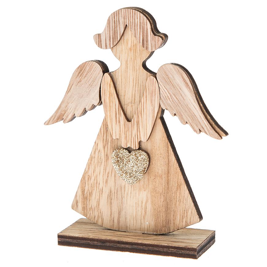 Dřevěný anděl iva22575