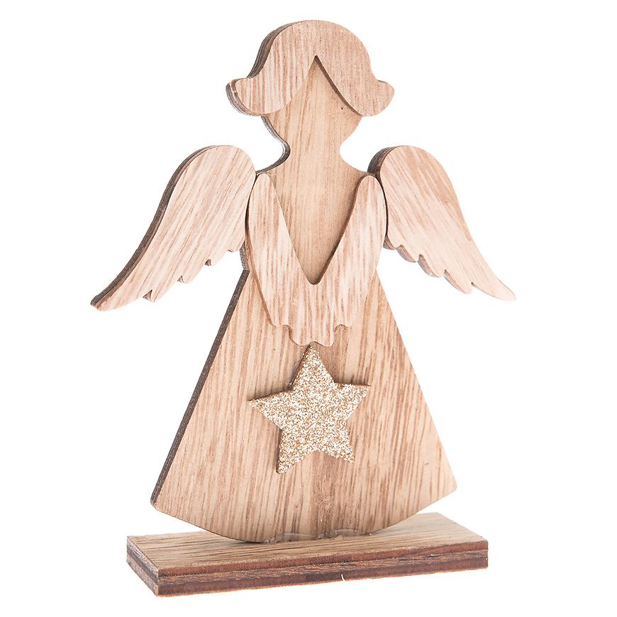 Dřevěný anděl iva22597