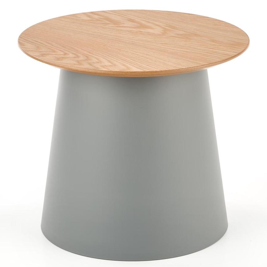 Konferenční stolek Azzura-S přírodní/popelavě šedá Baumax