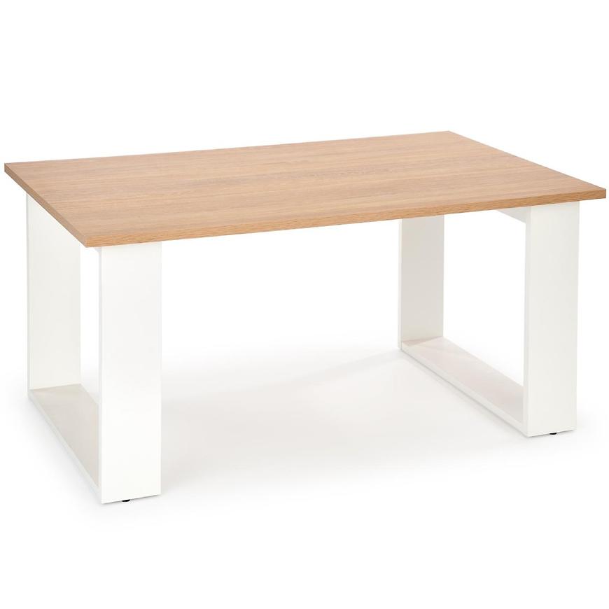 Konferenční stolek Libra dub zlatá/bílá Baumax