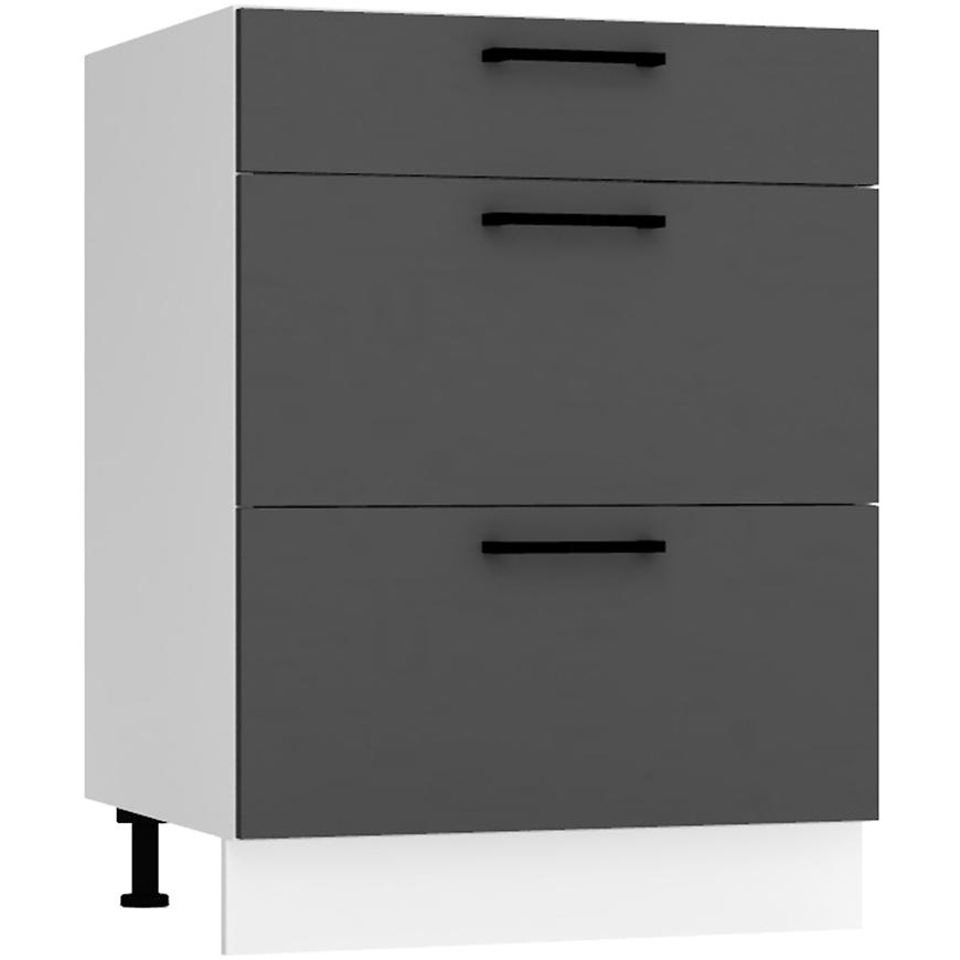 Kuchyňská Skříňka Max D60s/3 Šedá Baumax