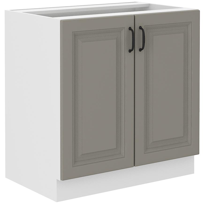 Kuchyňská Skříňka Stilo claygrey/bílá 80D 2F BB Baumax