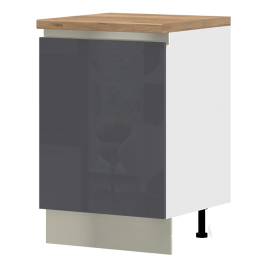 Kuchyňská skříňka Infinity R-60-1K/5 Anthracite Baumax