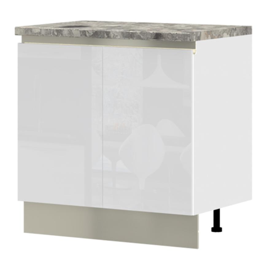 Kuchyňská skříňka Infinity R-90-2K/5 Crystal White Baumax