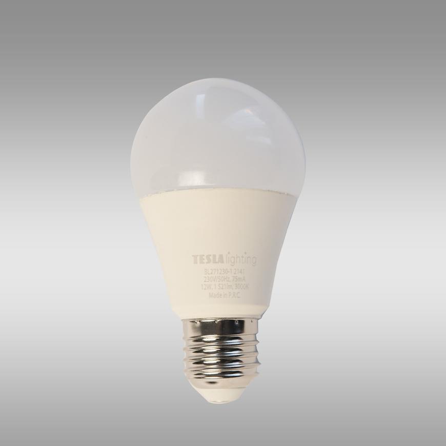 LED žárovka Bulb 12W E27 3000K TESLA LIGHTING