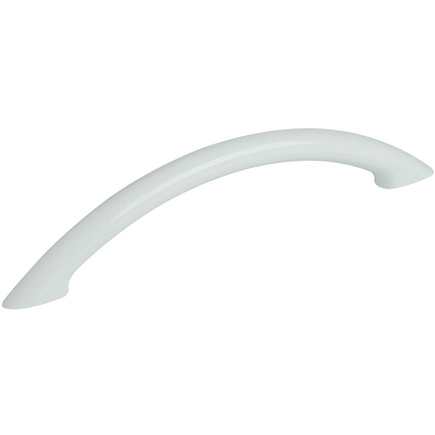 Nábytková úchytka Beta 128 mm plast bílá Walteco