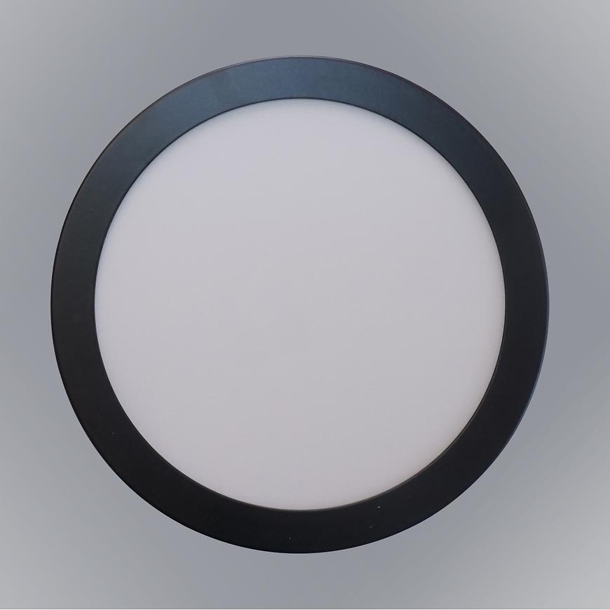 PANEL LED RING 12W 4200K KULATÝ ČERNÁ Baumax