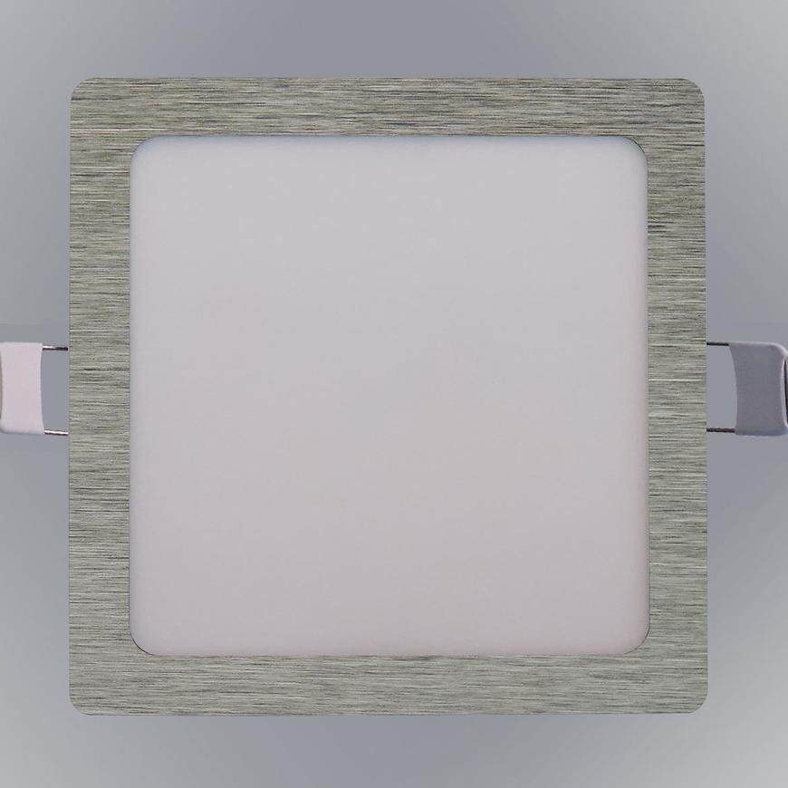 PANEL LED SQUARE 18W 4200K ČTVEREČNÍ CHROM Baumax