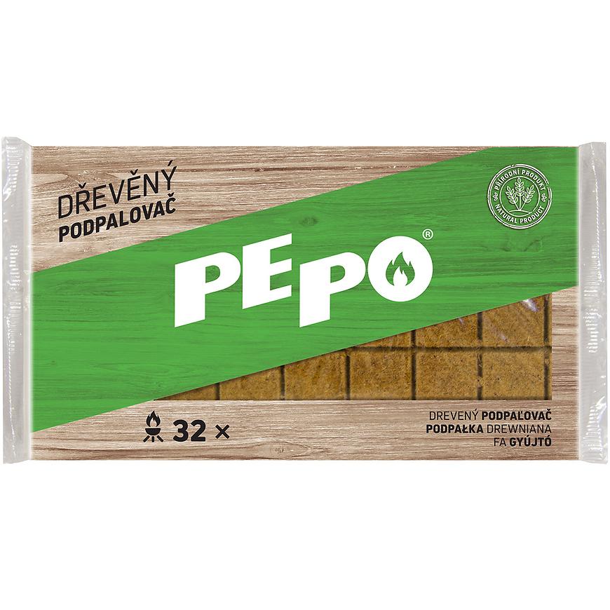 PE-PO Dřevěný podpalovač 32 podpalů PE- PO