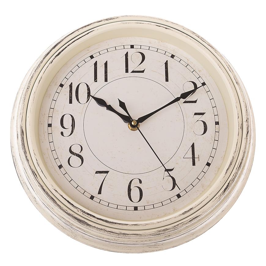 Plastové nástěnné hodiny PLO019 30.5x30.5x5 cm