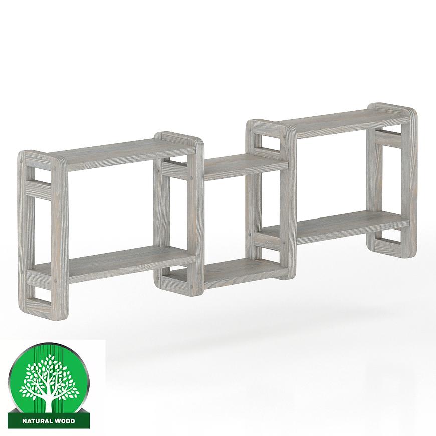 Polička borovice PK103-140x44x19 grey Baumax