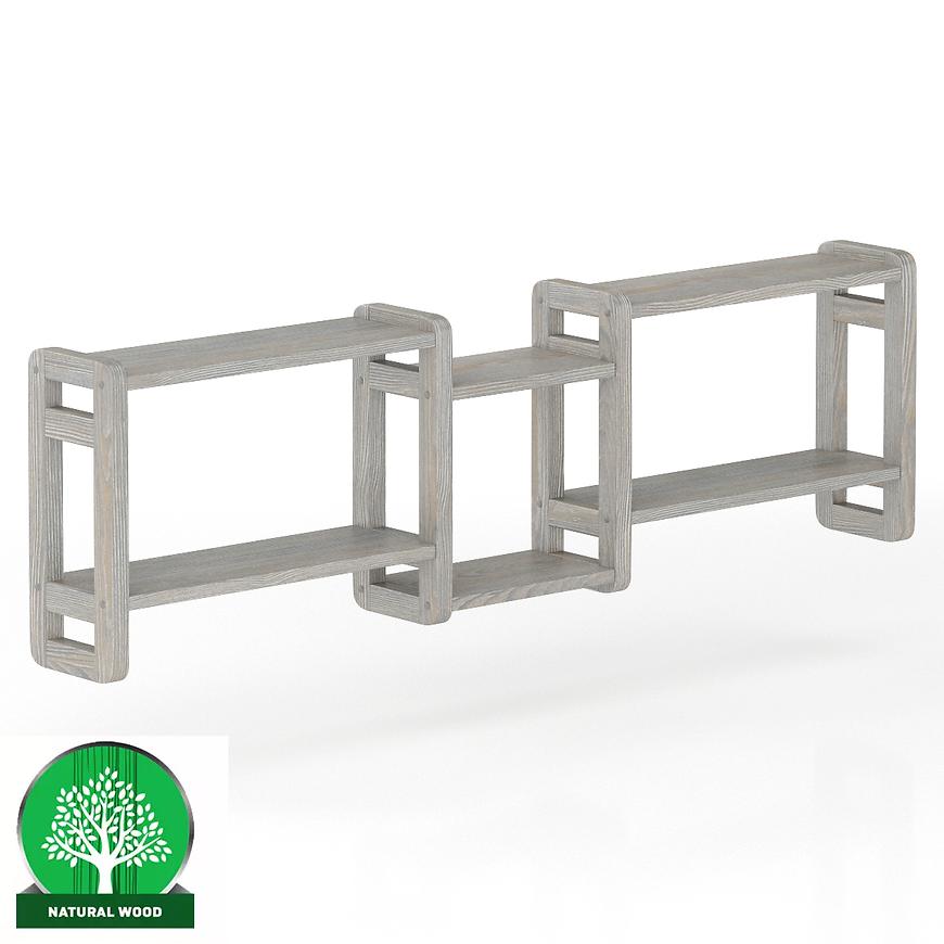 Polička borovice PK103-150x44x19 grey Baumax
