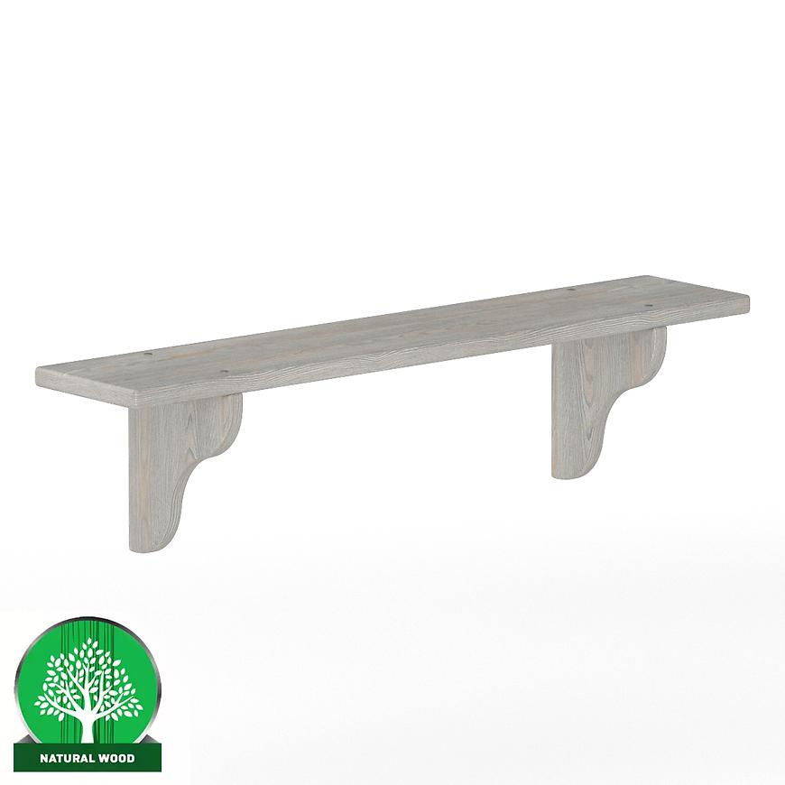 Polička borovice PK120-100x25x20 grey Baumax