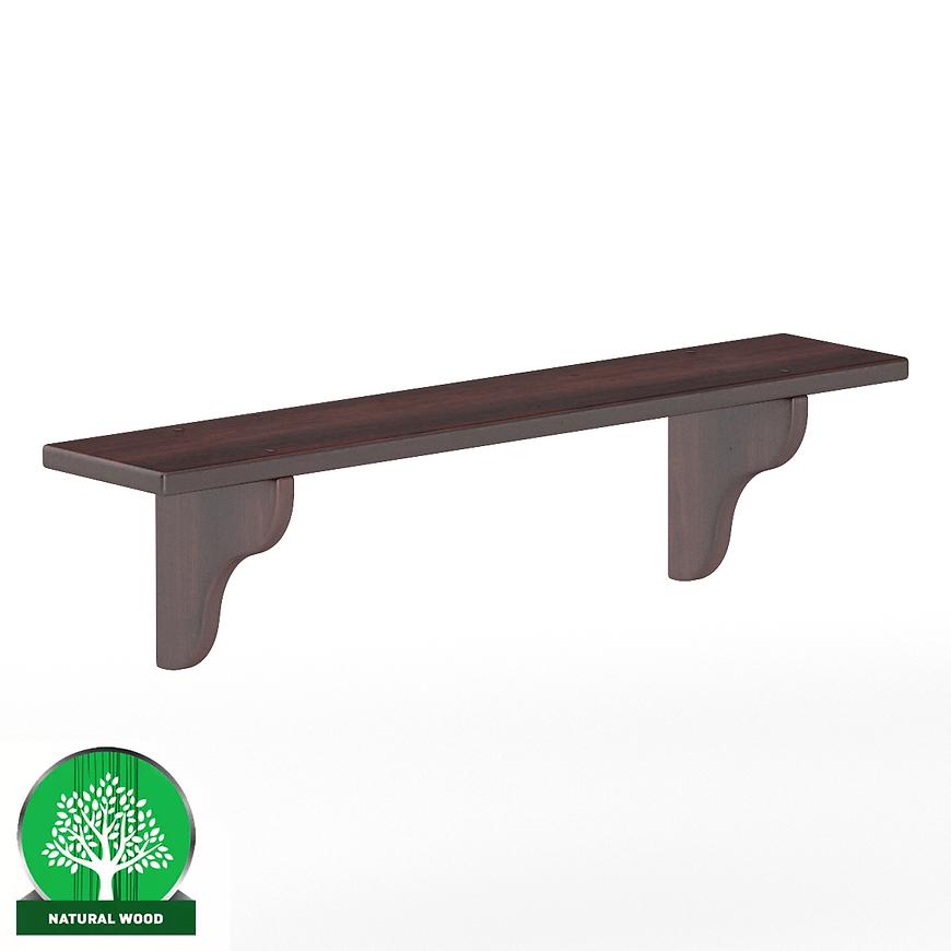Polička borovice PK120-100x25x20 ořech Baumax