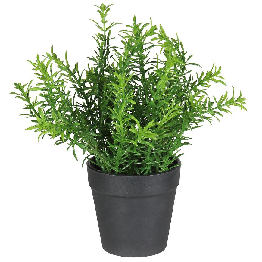 Umělá květina v květináči herbs 3 22cm