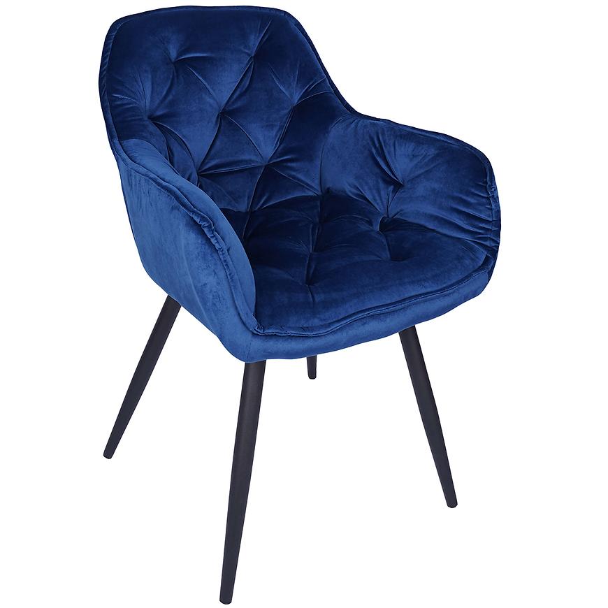 Židle Vitos tmavě modrá Baumax