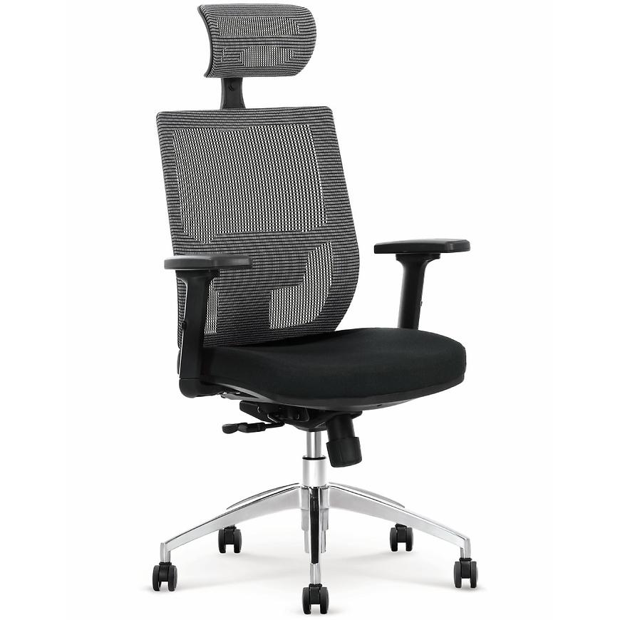 Kancelářská židle Admiral černá/šedá Baumax