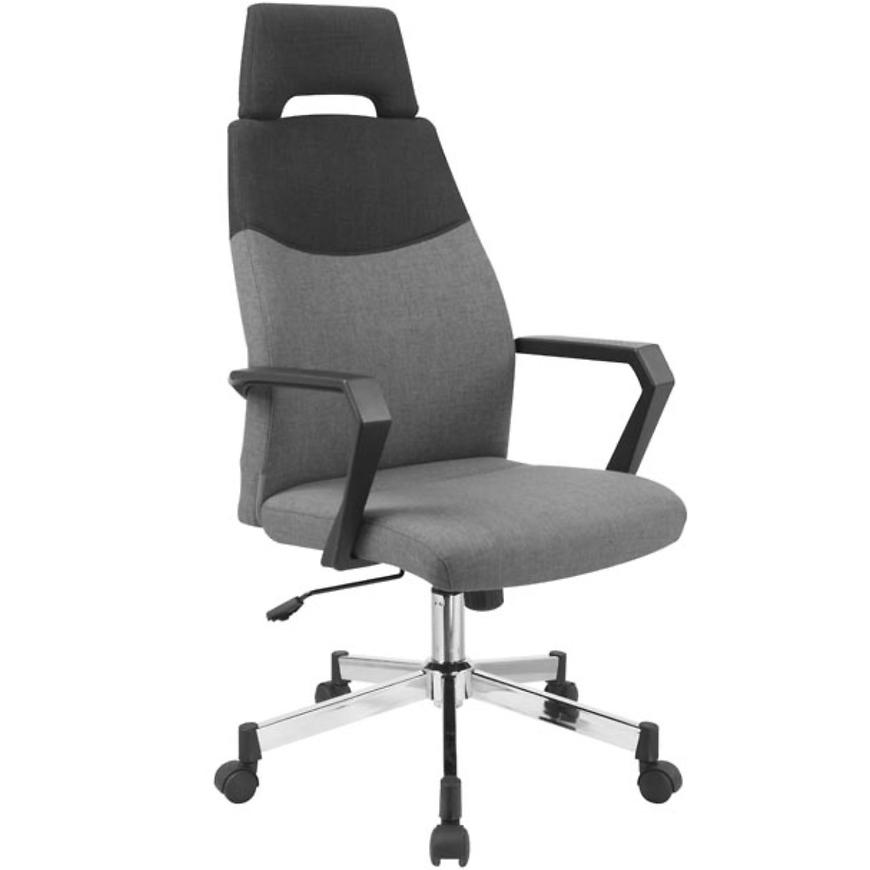 Kancelářská židle Olaf šedá/černá Baumax