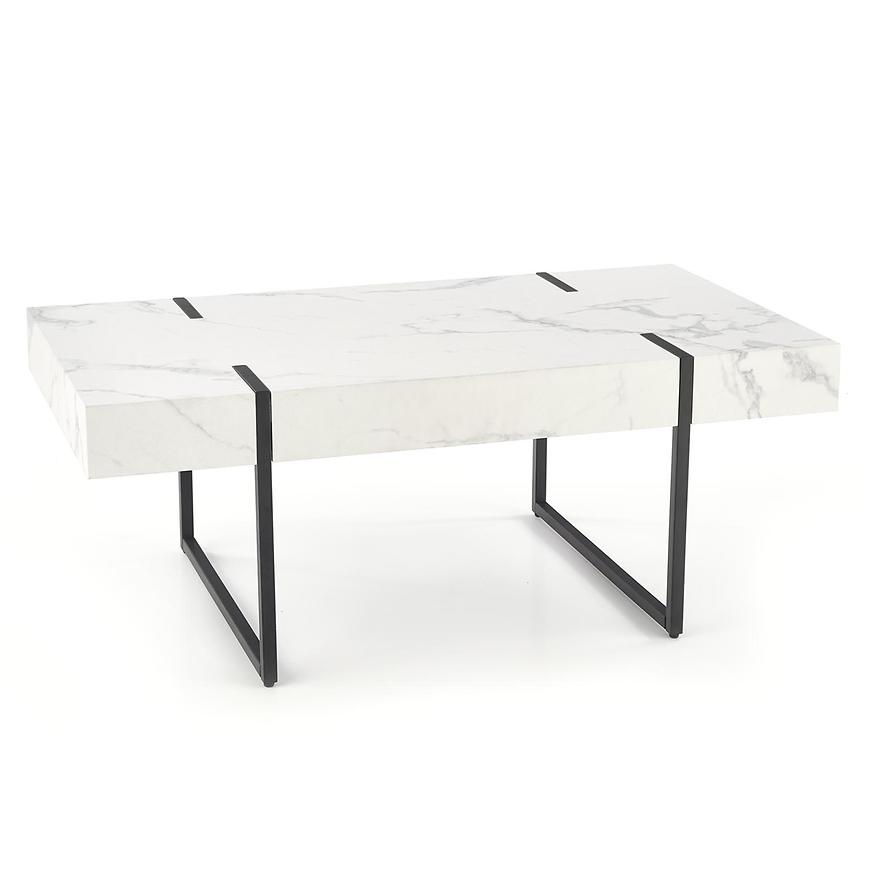 Konferenční stolek Blanca bílá mramor/černá Baumax