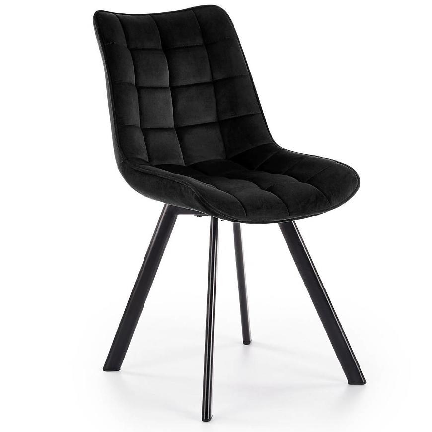 Židle W132 černá nohy černé Baumax