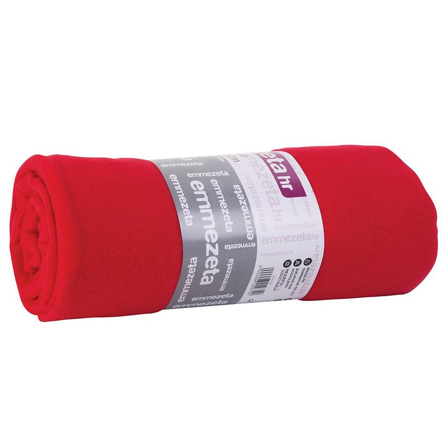 Fleecová deka 130x160 červená Baumax