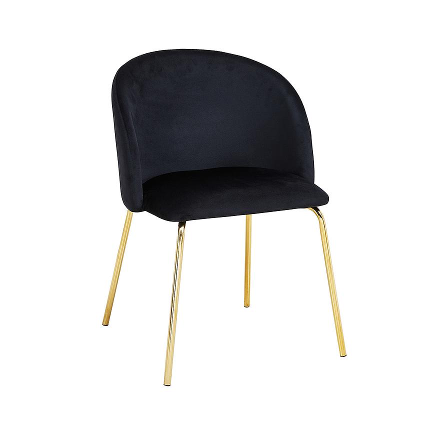 Židle Pure 80107k černá/zlatá Baumax