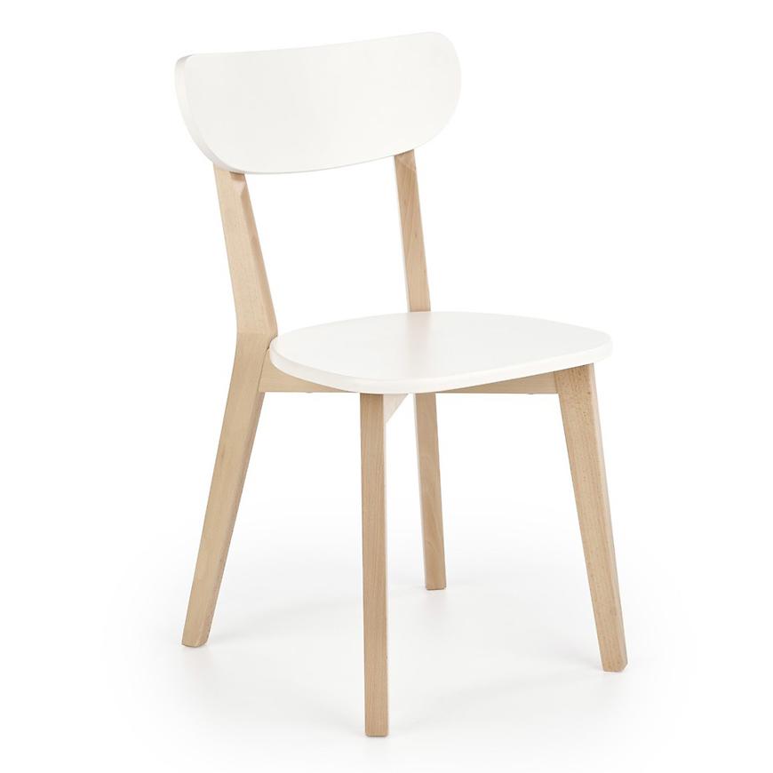 Židle Buggi dřevo/MDF bílá 45x50x81 Baumax