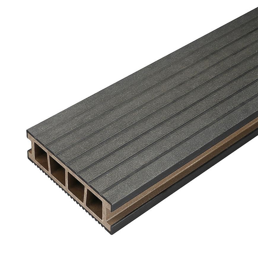 Kompozitní Terasove Prkno Bergdeck Černá 2400x150x25mm Salag