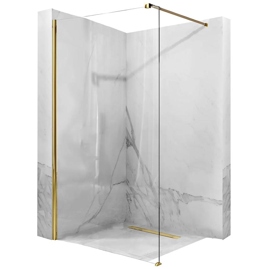 Sprchová zástěna WALK-IN Aero Gold 100x195 REA