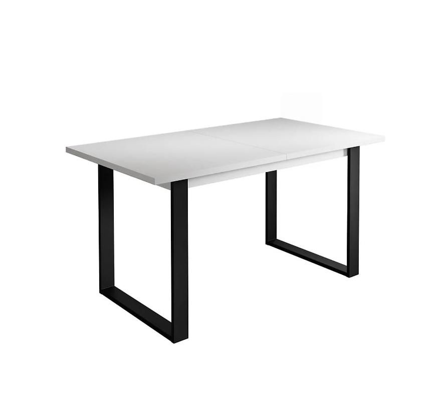 Stůl ST42 150x85+48 bílá nohy černé Baumax