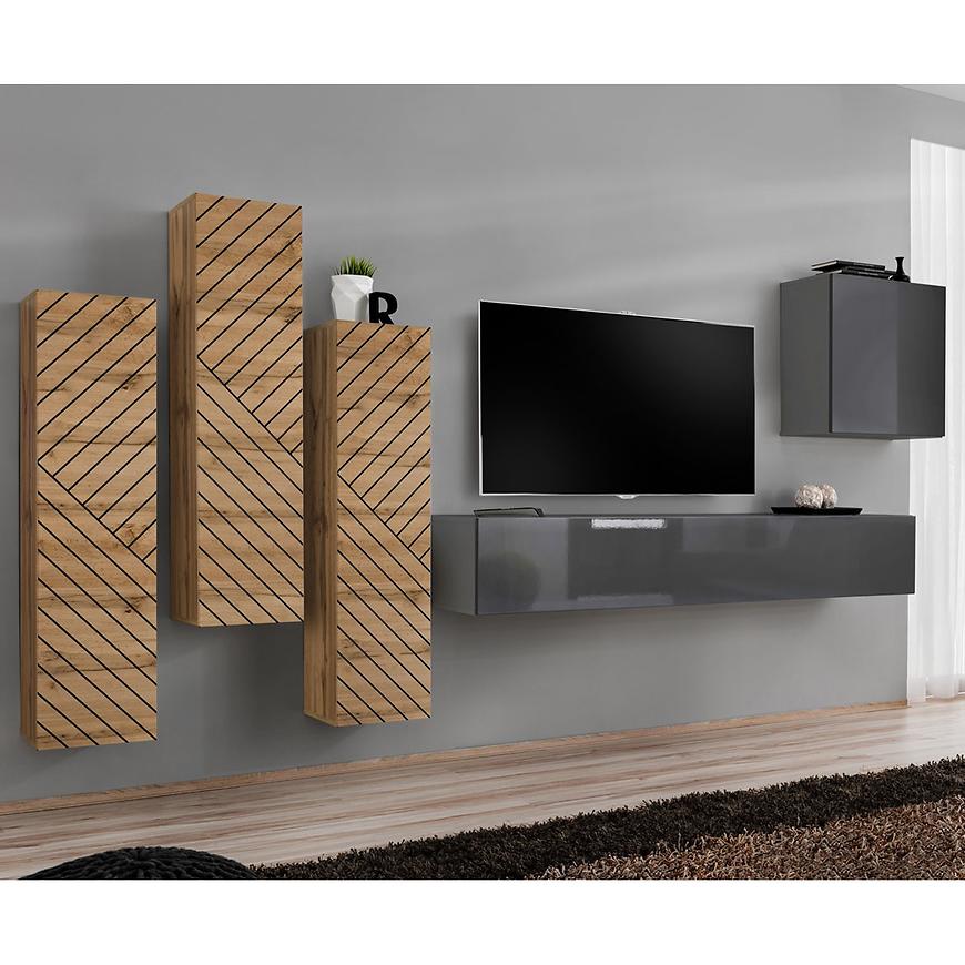 Obývací Stěna Switch III Line Wotan/Grafit Baumax