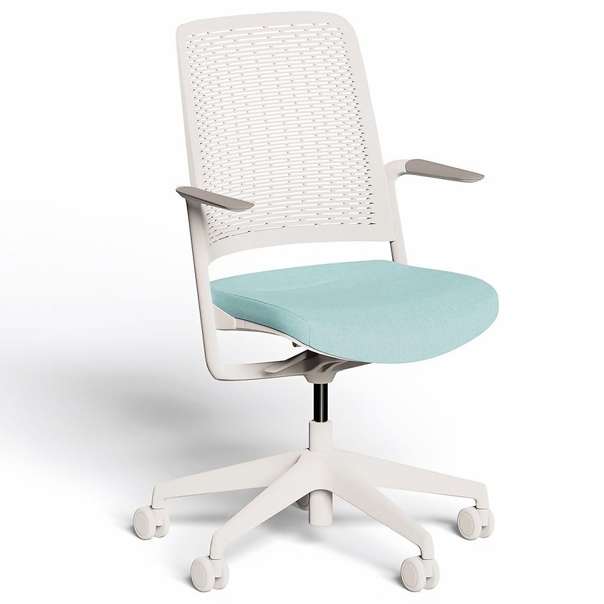 Otáčecí židle WITHME GRAY CSE20 modrá Baumax
