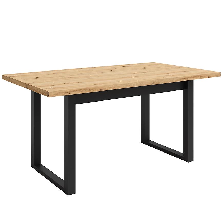 Stůl Max Dub Artisan / Černá Mat 160x90 Baumax