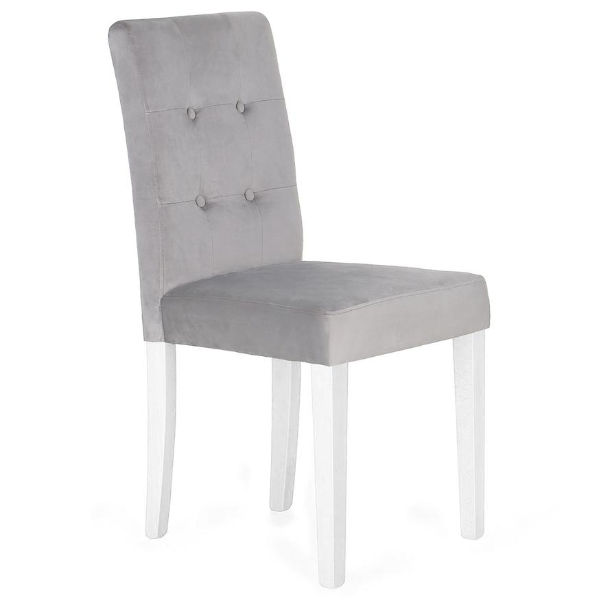 Židle dřevěná Karo světle šedý/bílý Baumax