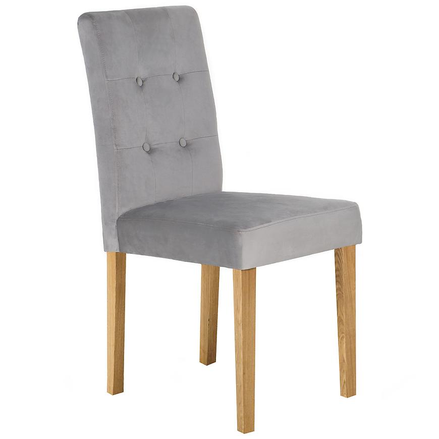 Židle dřevěná Karo světle šedý/dřevěná Baumax