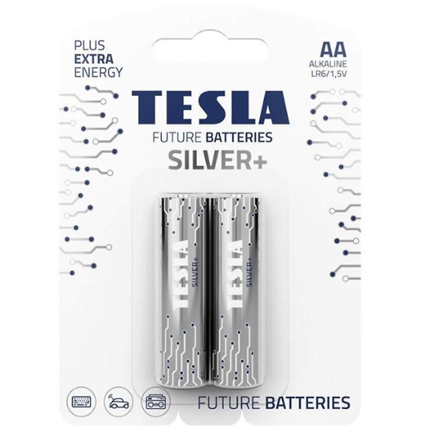 Baterie Tesla AA LR06 Silver+ 2 ks TESLA LIGHTING