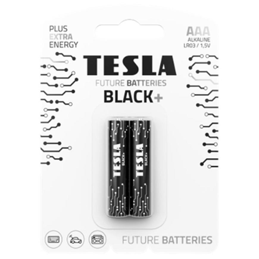 Baterie Tesla AAA LR03 Black+ 2 ks TESLA LIGHTING