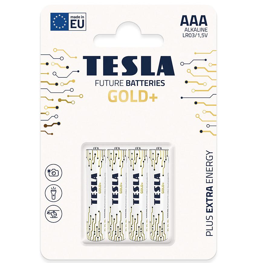 Baterie Tesla AAA LR03 Gold+ 4 ks TESLA LIGHTING