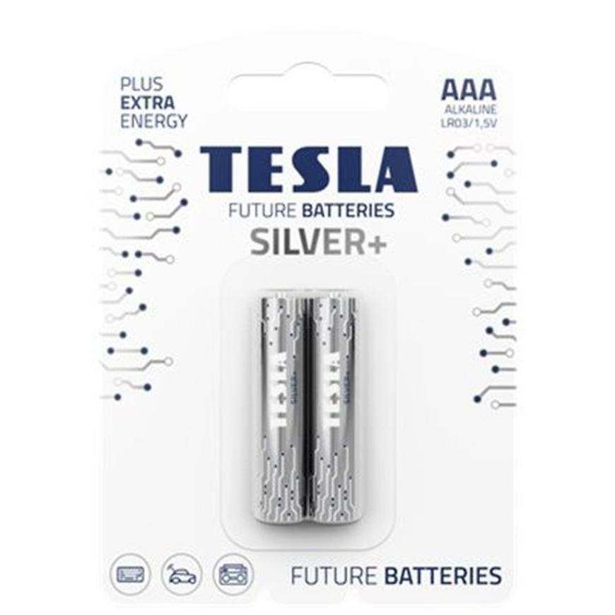 Baterie Tesla AAA LR03 Silver+ 2 ks TESLA LIGHTING