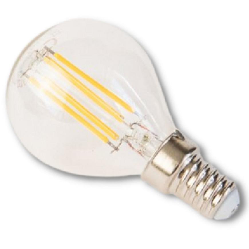 LED žárovka miniglobe filament retro 4.2W E14 2700K 470LM TESLA LIGHTING