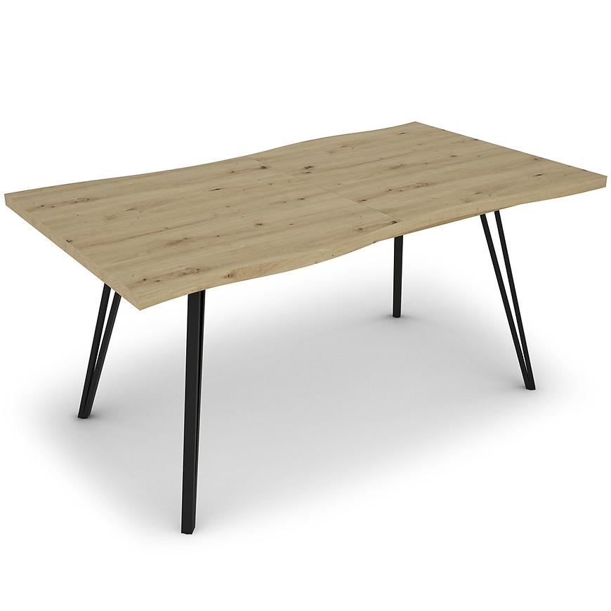 Stůl Log TB 90x160-200 artisan/černý Baumax