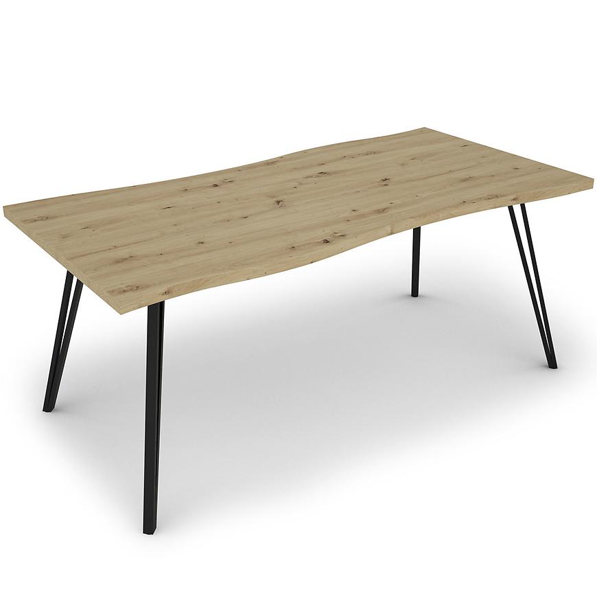 Stůl Log TB 90x180 artisan/černý Baumax