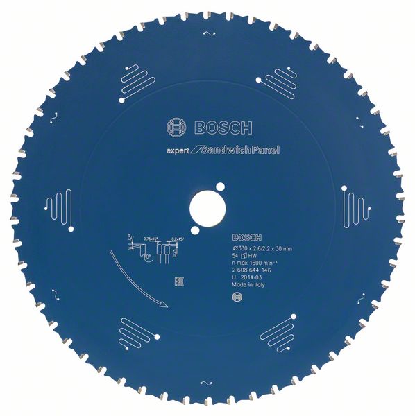 BOSCH pilový kotouč expert for SandwichPanel 355x30mm 80z - 2608644147
