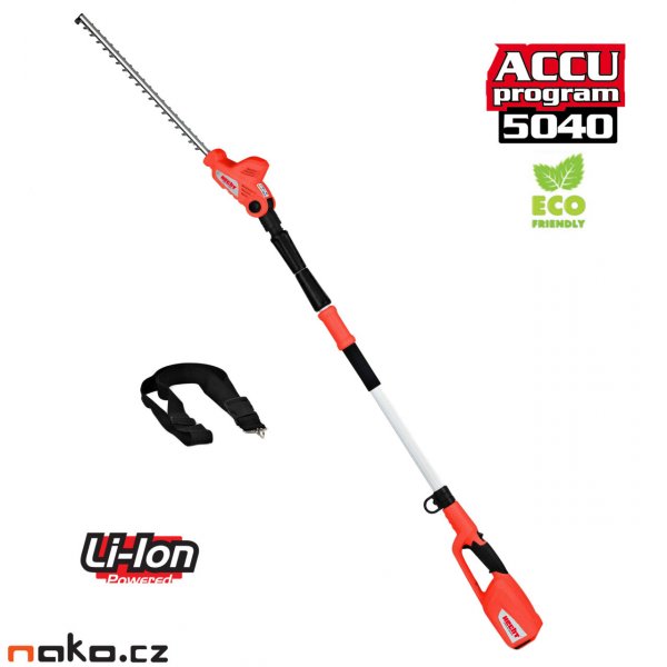 HECHT 6504 aku plotostřih s teleskopickou násadou