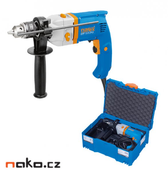 NAREX EVP 13 E-2H3 T-Loc příklepová vrtačka v kufru systeiner 65403761