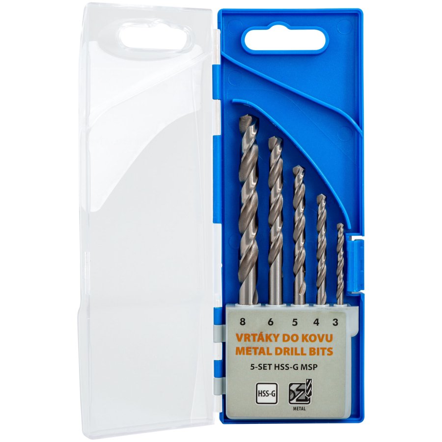 NAREX 65405599 sada vybrušovaných vrtáků HSS-G na ocel 3-8 mm