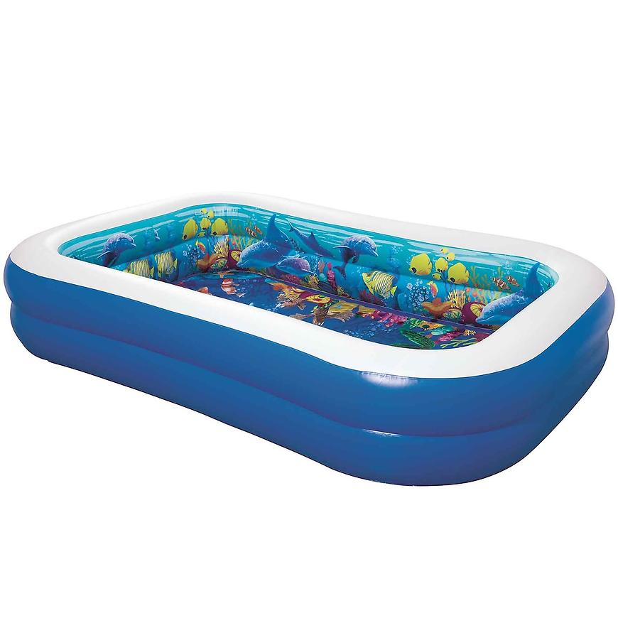 Bazén 3d podmořský svět 262cmx175cmx51cm 54177 Bestway